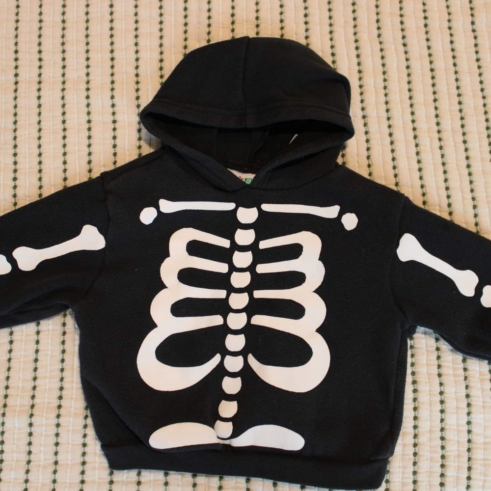 Miniwear kids skeleton sweatshirt